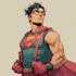 make personalized superhero portrait gift for kids