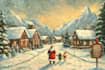 design christmas themed illustration