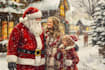 create cute christmas pattern and illustration