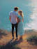 make a faceless couple illustration couples portrait