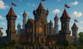 create custom minecraft map lobby castle and spawn as a pro minecraft builder