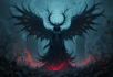 create dark art illustration