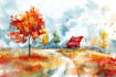 draw digital watercolour illustrations