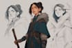 draw fancy fantasy character art