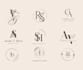 create luxury and beauty line art logo