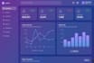 design a professional saas dashboard UI in figma
