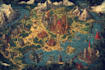 make a fantasy map illustration