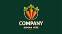 make eye catching carrot fruit logo