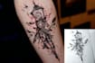 design your tattoo in a sketchy style