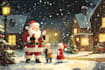 create a christmas illustration