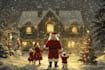 create cute christmas pattern and illustration