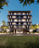 create photorealistic 3d rendering of facades for architectural projects
