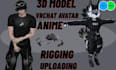 do vrchat avatar commission 3d model character design vtuber chibi nsfw