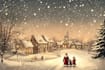 draw unique christmas illustration