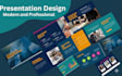 design a professional pitch deck and business presentation
