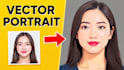 do a vector portrait for you