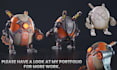 create 3d game assets model and textures, props, weapons, environments