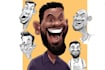 create unique and funny caricature art