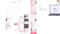 create modern and clean mobile UI app screen designs