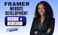 develop framer website  framer landing page  framer design framer redesign