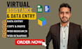 do excel data entry, convert pdf to excel, copy paste, typing and web res