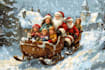 draw christmas cartoon caricature