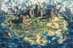 draw map illustration map design fantasy map illustration