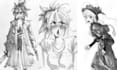 draw you a bundle of traditional sketches with pro markers