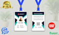 design professional id cards, badges, lanyards