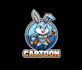 make creative bilby, rabbit mascot logo with t shirt design