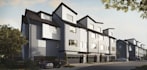 reinvent modern residential development, row house design, townhouse rendering