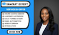 build a high converting samcart sales funnel and landing page