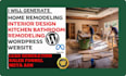 generate kitchen remodeling lead generation website with astra wordpress theme