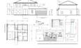 design architectural 2d floor plans elevations sections roof site plans