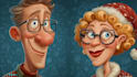 draw christmas cartoon caricature