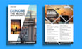 design single and double side flyers