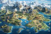 make fantasy map illustration