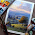 make watercolor landscape design