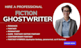 ghostwrite your romance book romantasy ya fantasy novel fiction as a ghostwriter
