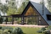 exclusive house exterior 3d rendering