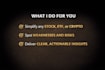 analyze any stock or any market for you