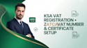 register your ksa vat, zatca vat number certificate setup