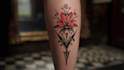 create traditional tattoo,logo design old school