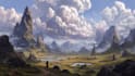 design detailed fantasy landscapes and environments