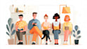 create modern flat vector illustration