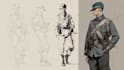 draw military themed illustrations