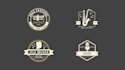 design outstanding jazz badge logo