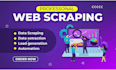do web scraping, automation for any website, data mining