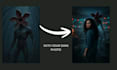 create cinematic stranger things style portraits