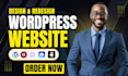 redesign and design your wordpress website and landing page with elementor pro